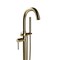 Castello Usa Neptune Freestanding Brushed Gold Gooseneck Tub Filler Faucet with Standard Handle CB-F04-BG - alternate 7